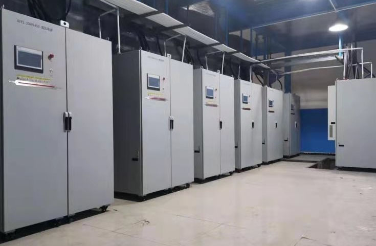 3150kw電子束冷床熔煉爐項目高壓電源安裝完畢